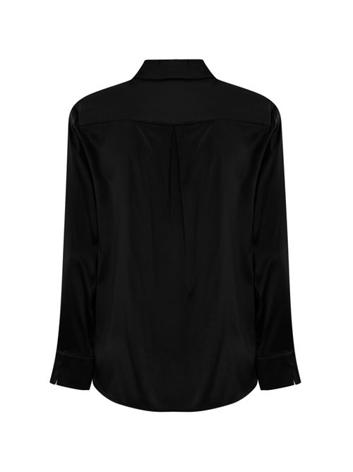 Camicia Finire in raso di seta Nero MAX MARA LEISURE | 2426116018600003